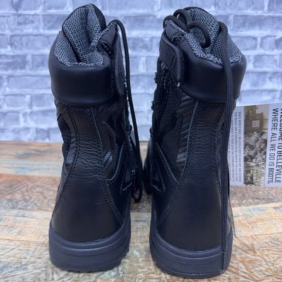 Belleville Tactical Research Leather Waterproof Zip Composite Toe Boot Size 11 R - Picture 6 of 8
